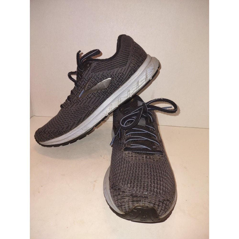 Brooks Revel 3 Womens Running Shoes Black Grey Knit 1203021B032 Size 9.5 B - Picture 9 of 9